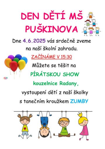 DEN DĚTÍ 4.6.2025